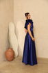 VESTIDO LISO UM OMBRO SÓ BABADO VESTIDO DE FESTA PETRA FINA